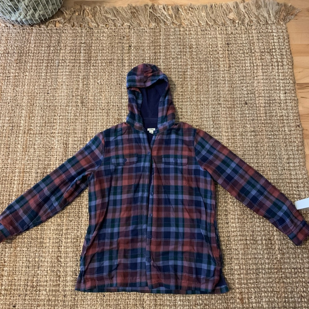 Womens LL Bean Flannel Shacket